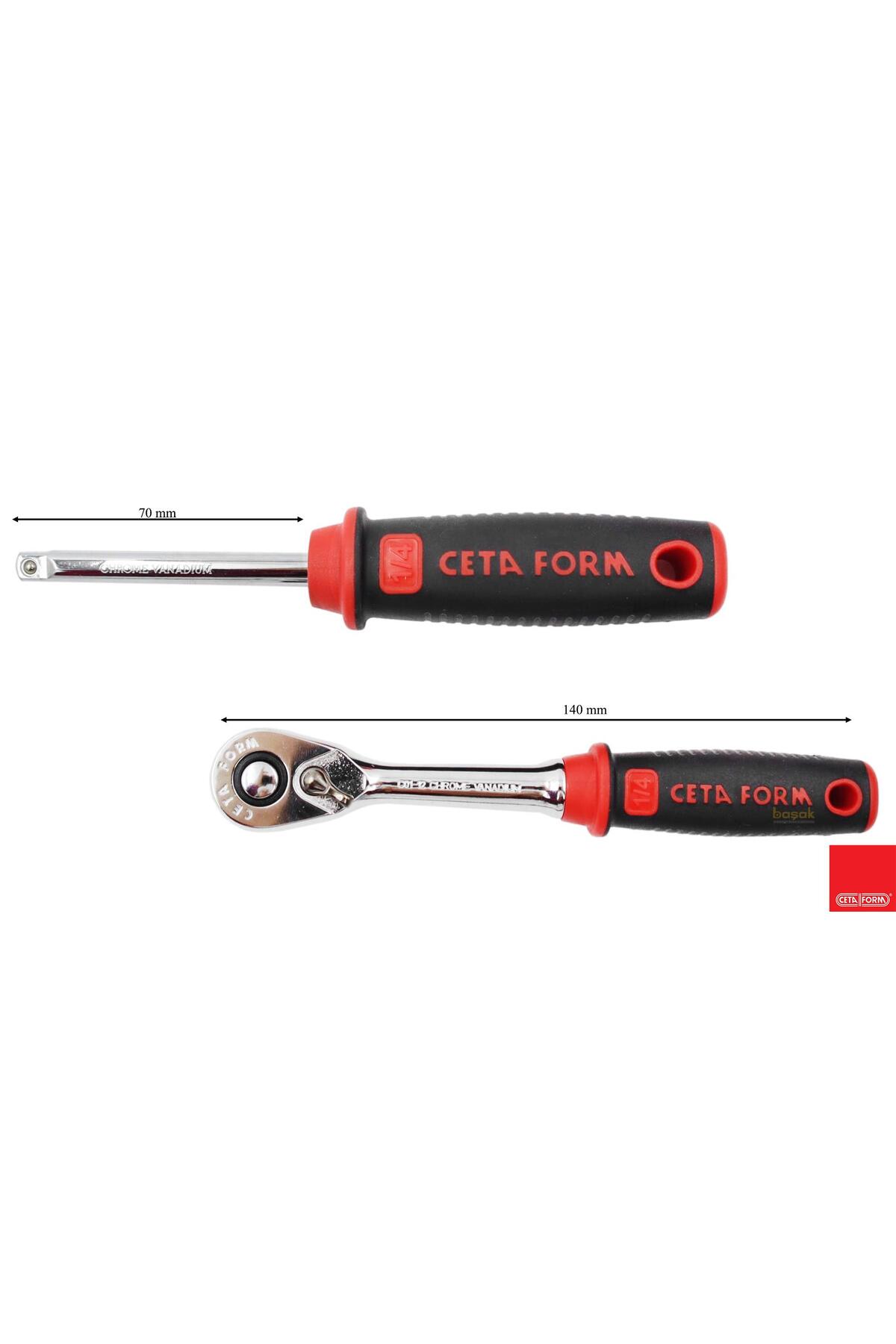 4 - 13 Mm 1/4” Lokma Takımı Plastik Çantalı 18 Parça C00-18ph2
