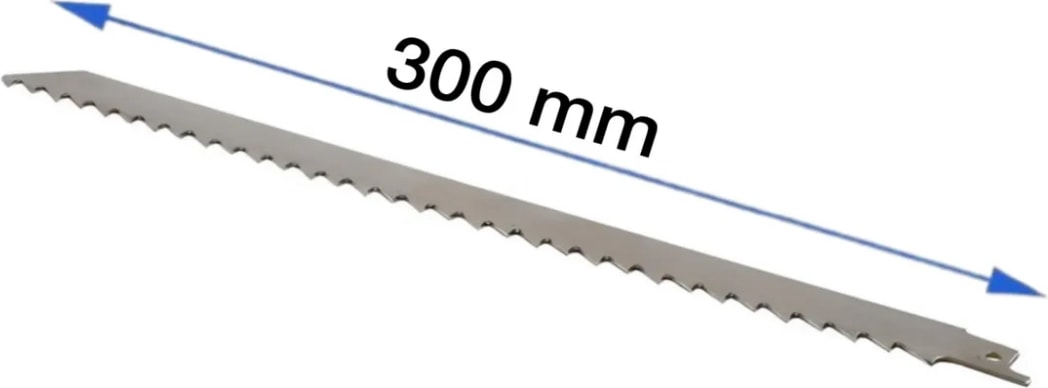 S1211K Kemik Kesme Tilki Kuyruğu Bıçağı 300 mm