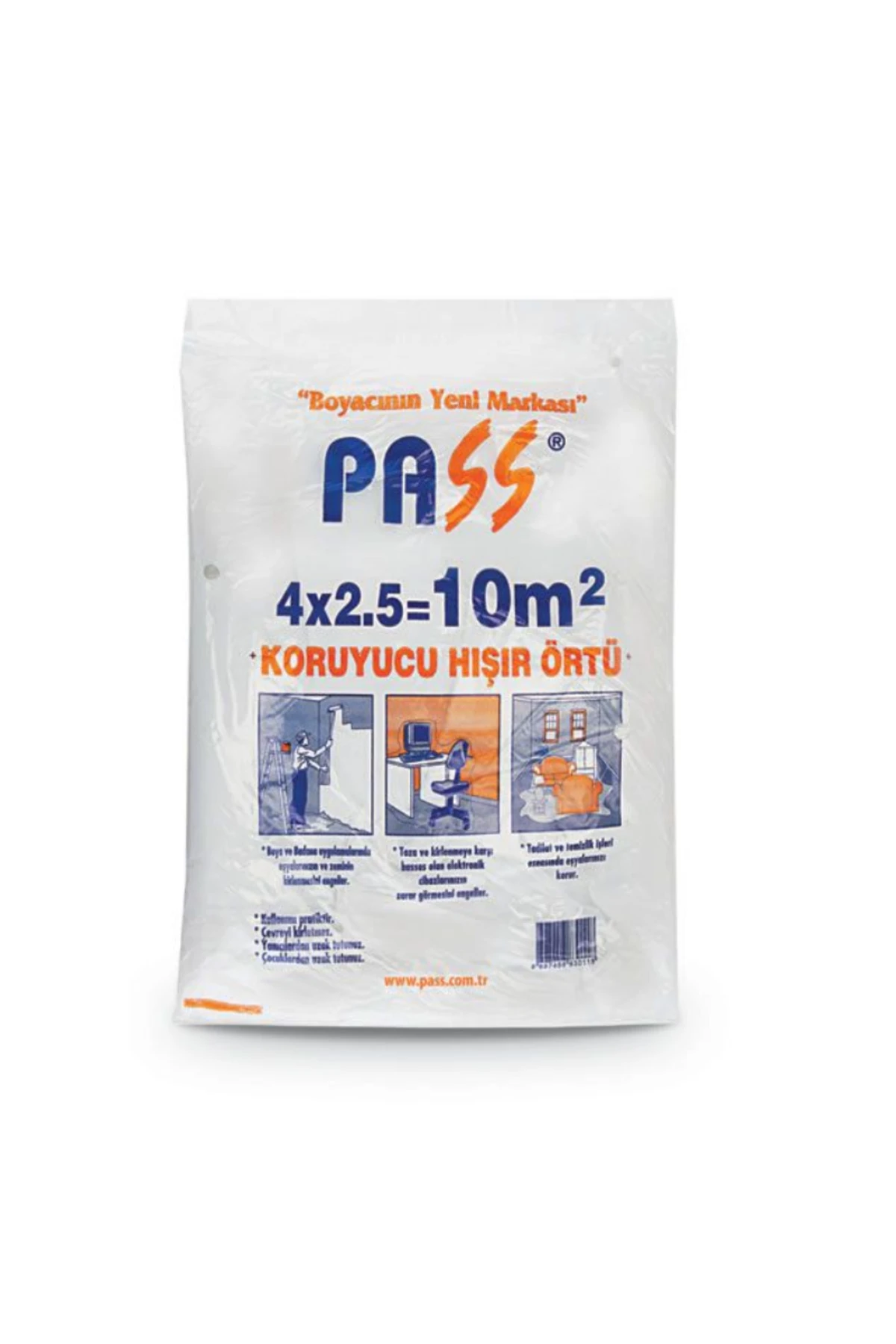 Beyaz Kokusuz Amerikan Panel Kapı Boyası Su Bazlı Boyama Seti 5 Parça