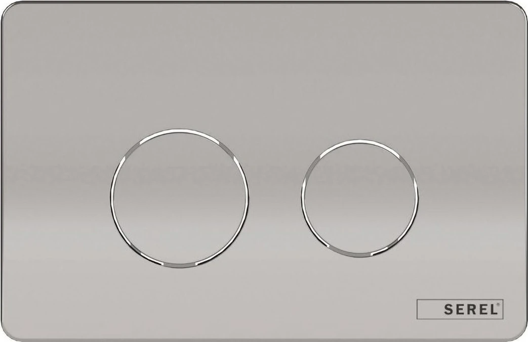 SEREL Gömme Rezervuar Kumanda Paneli - Parlak Krom | P570120