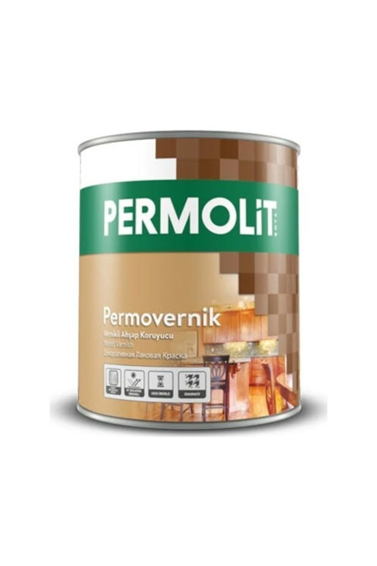 Permovernik Vernikli Ahşap Koruyucu Açık Meşe