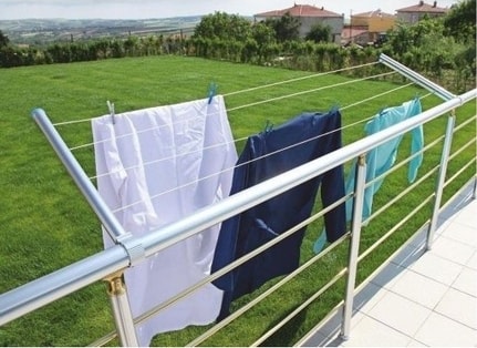 Katlanabilir Balkon Çamaşır Kurutmalığı Katlanabilir Askılık