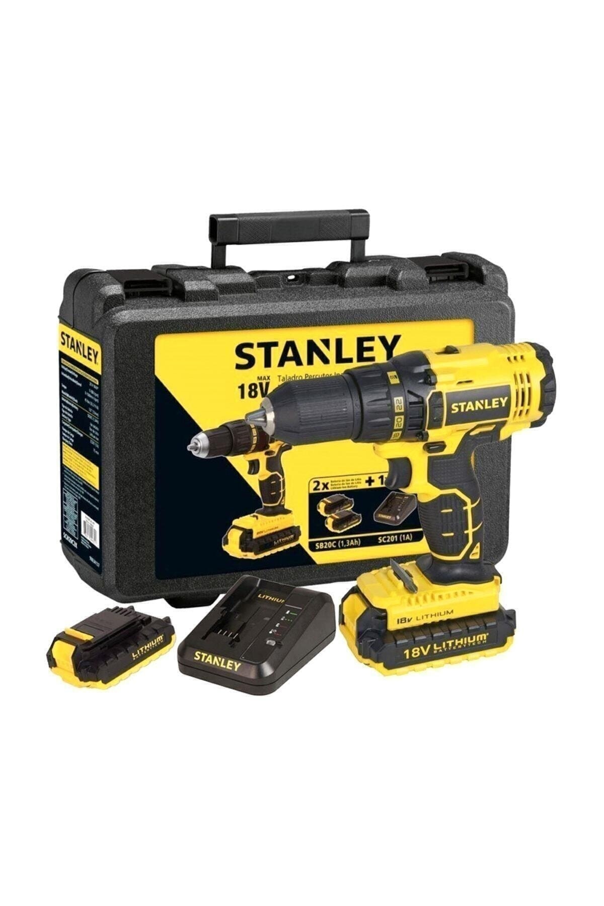 STANLEY Scd201d2k 18volt/2,0ah Li-ıon Çift Akülü Profesyonel Vidalama