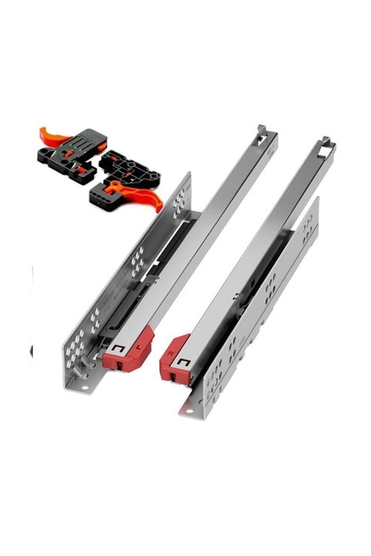 Ultimade 45 Cm.kısmi Açılım Frenli Çekmece Rayı Mandallar Dahil