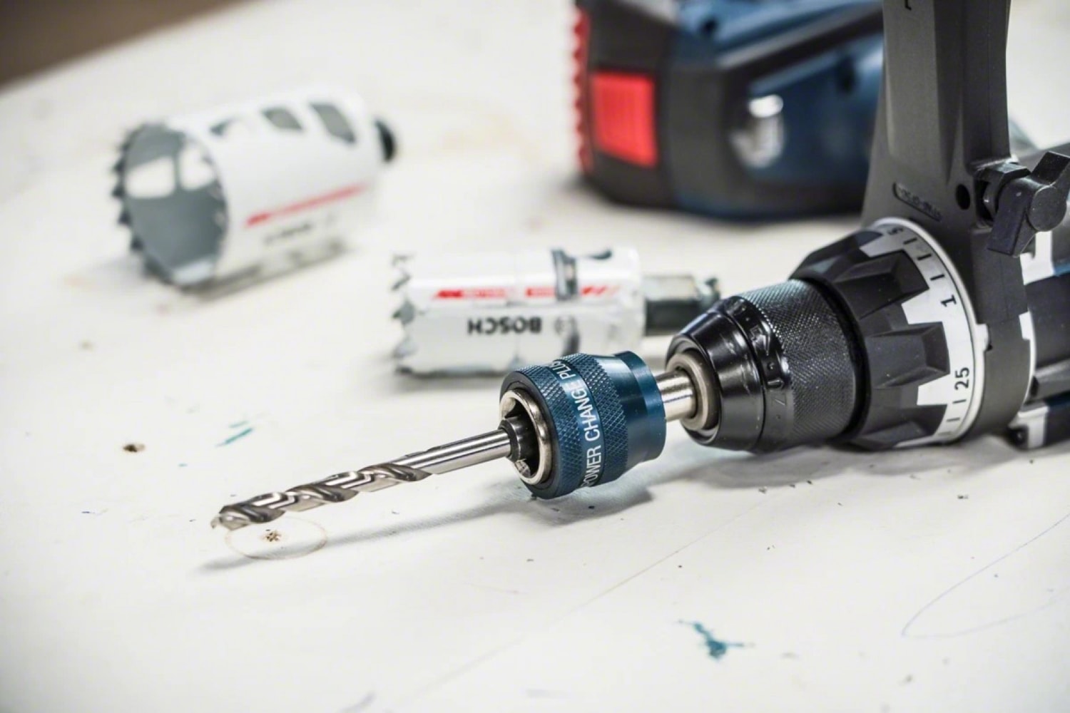 Power Change Plus Adaptör, Special Serisi Metal ve Inox Için Hss-Co 65MM Merkezleme Ucu ve Ø 8.7 mm Şaft Girişli