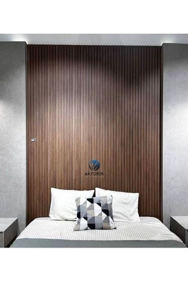 AKYÜREK STORE LB 3783 MODEL AÇIK CEVİZ RENK DEKOR PROFİL DUVAR KAPLAMA PANEL LAMBİRİ