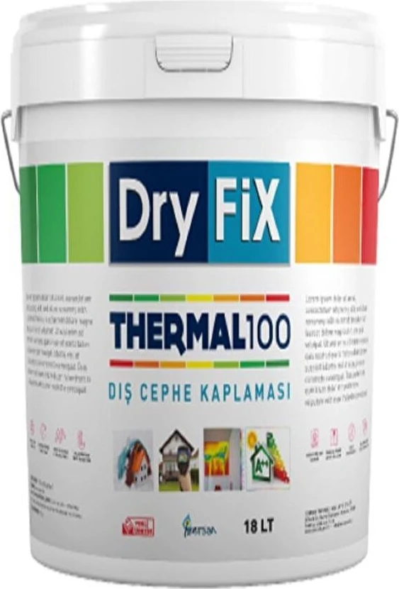 Dryfix Thermal 100 Isı Yalıtım Kaplaması 18 Lt Beyaz