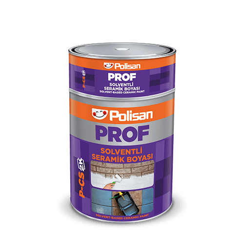 POLİSAN PROF P-CS 2K SERAMİKBOYASI SOLVENT SİYAH 3 KG