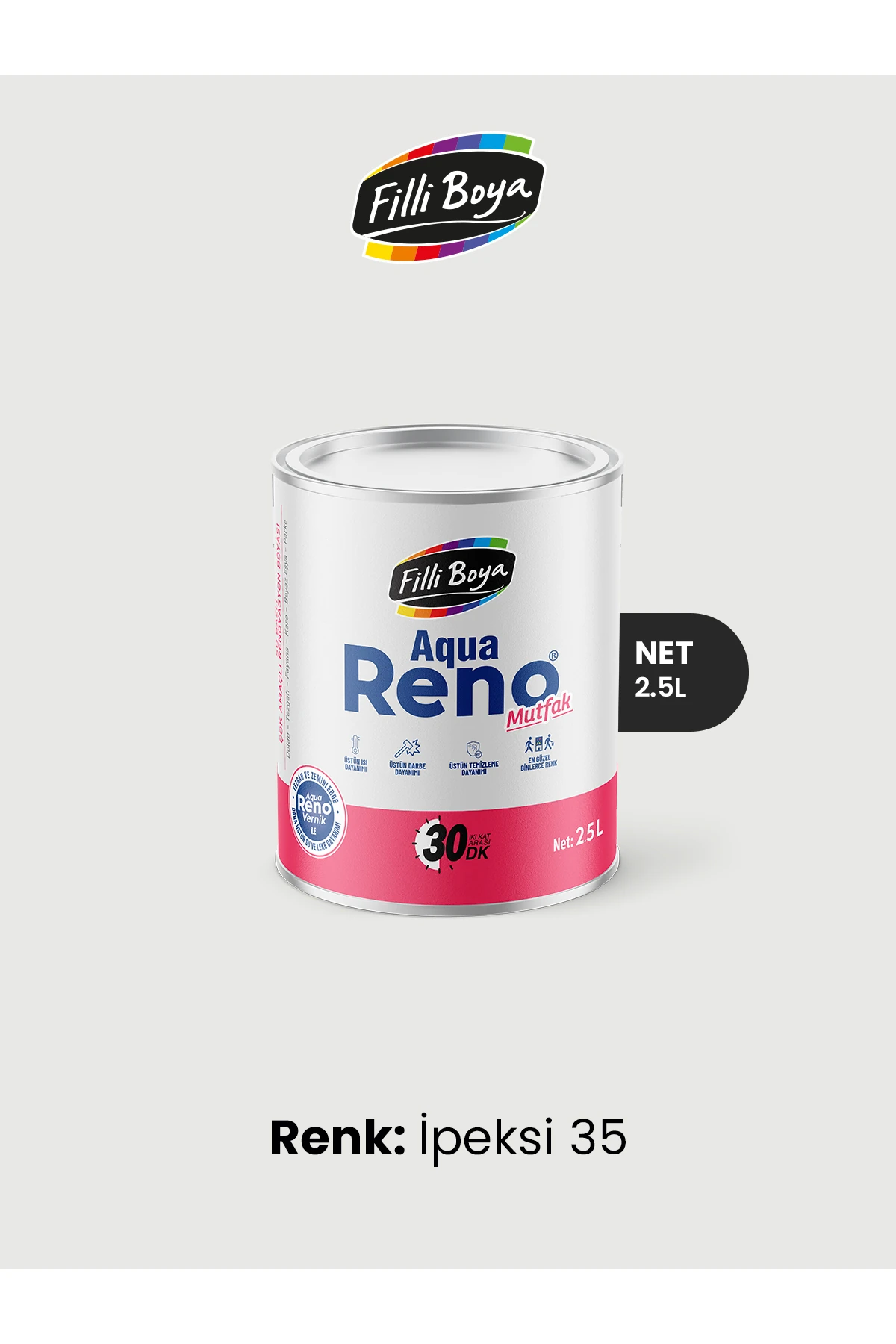 Aqua Reno Mutfak 2.5 Lt Ipeksi 35