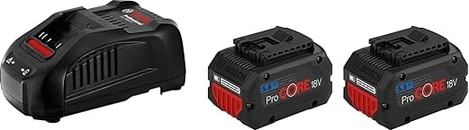 BOSCH Procore 18 Volt Akü Seti (2 Adet Procore 18V 5.5 Ah + 1 Adet Gal 1880 Cv)