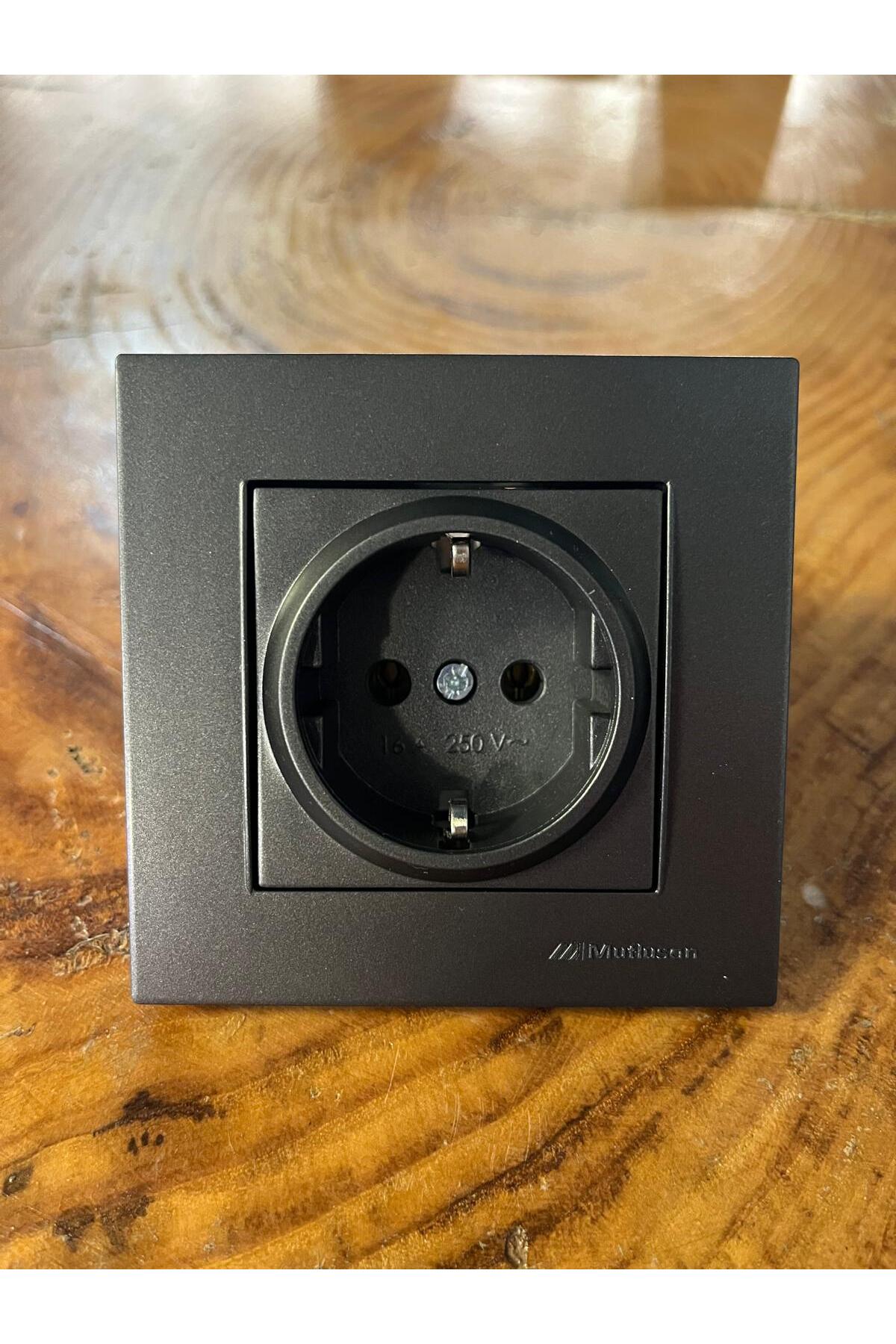 RİTA FÜME TOPRAKLI PRİZ (Mekanizma)