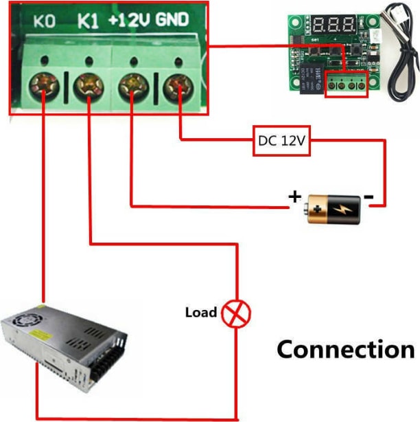 5 Adet Dijital Termostat 12v Akvaryum Kuluçka Buzdolabı thr205-5