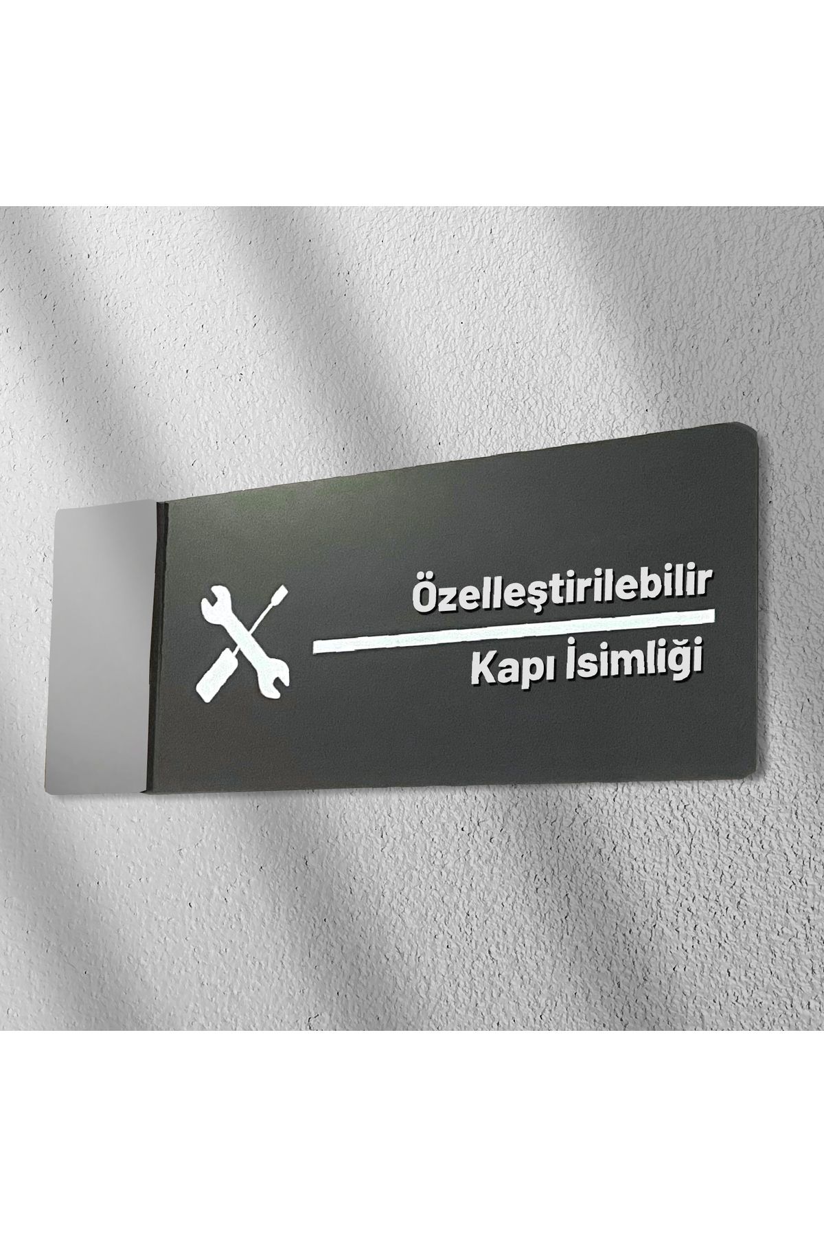 Klasik Seri Özelleştirilebilir Ofis Oda Kapı Isimliği Yönlendirme Tabelası