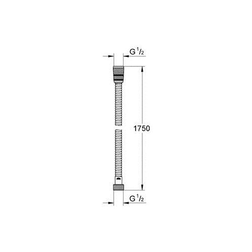 Rotaflex Duş Hortumu 175 cm - 28025000