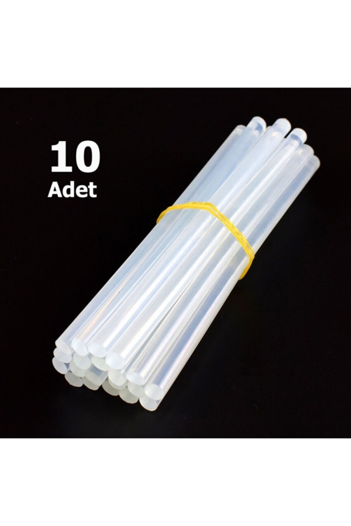 10 Adet, Kalın Silikon, Sıcak Silikon, Şeffaf Mum Silikon, 11 Mm, Sıcak Yapıştırıcı – Silikon