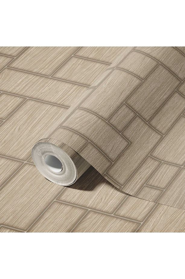 Roka 23108-2 Geometrik Modern Desenli Düz Sade Duvar Kağıdı
