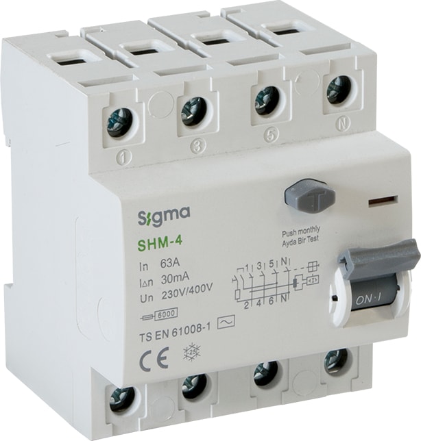 Elektrik SCRC03 Otomatik Yeniden Kurma Ünitesi + 4X63 30MA Kaçak Akım Rölesi