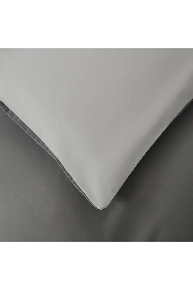 Bettie Nevresim Seti King Size 230x220 cm KOYU GRI/SOGUK GRI