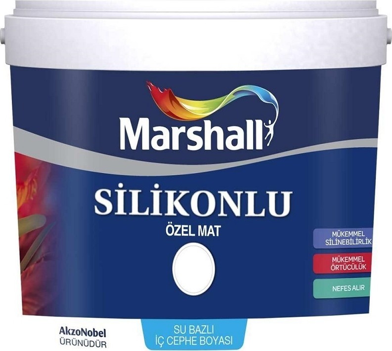 Silikonlu Özel Mat Duvar Boyası 1 Lt