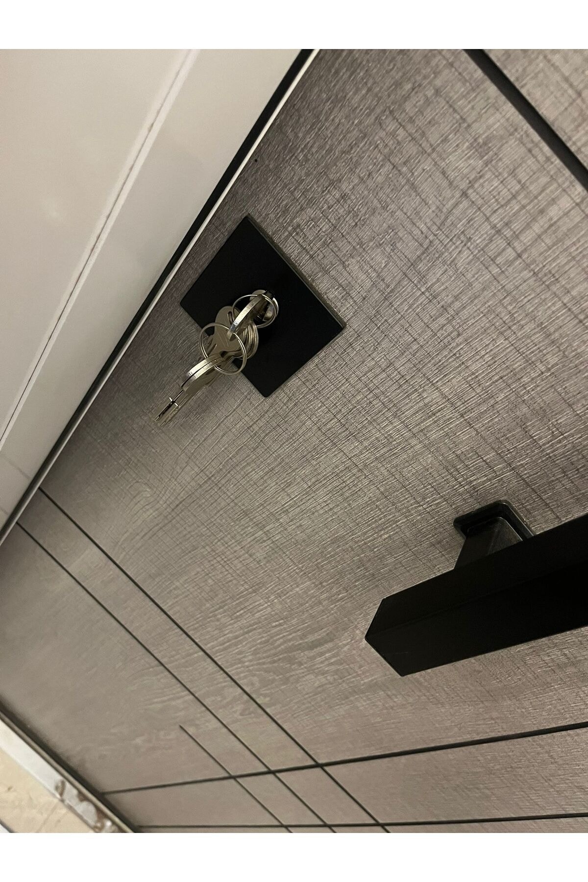 Çelik Kapı, Beyaz - Gri Daire Giriş Kapısı