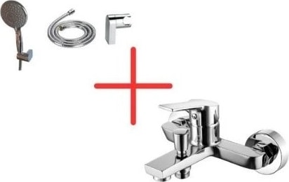 SH150-3 Fonksiyonlu El Duşu ve LN2500 Luna Banyo Armatürü Seti