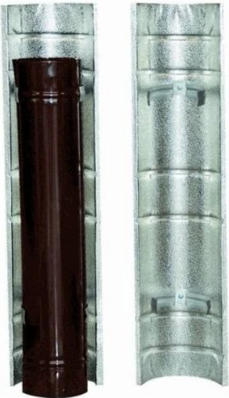 Isı Kes Amyantı Tavan Isı Koruyucu Soba Borusu 3 Adet