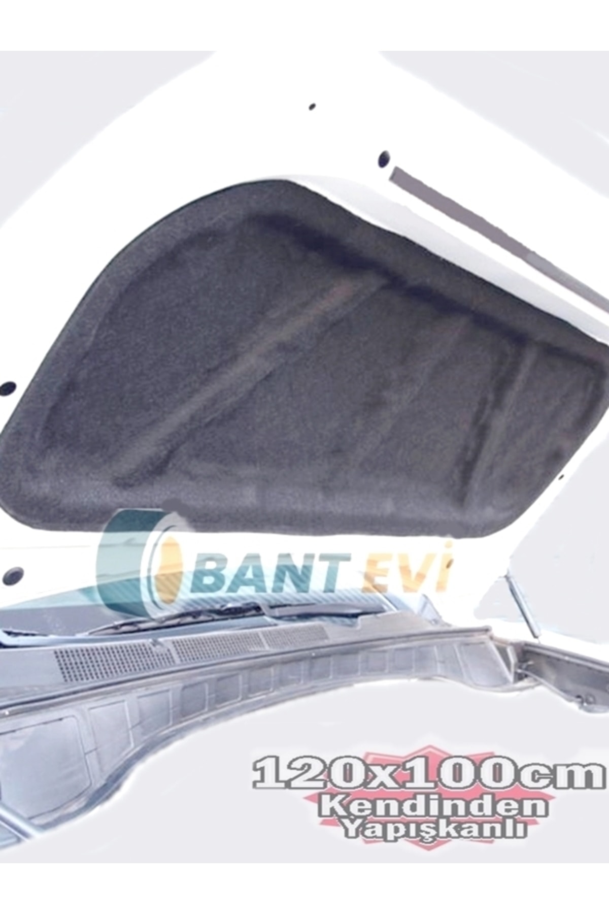 Araç Kaput Altı Izolasyon Davlumbaz Kapı Içi 13mm Yapışkanlı Karavan Oto Ses Yalıtım Malzemesi