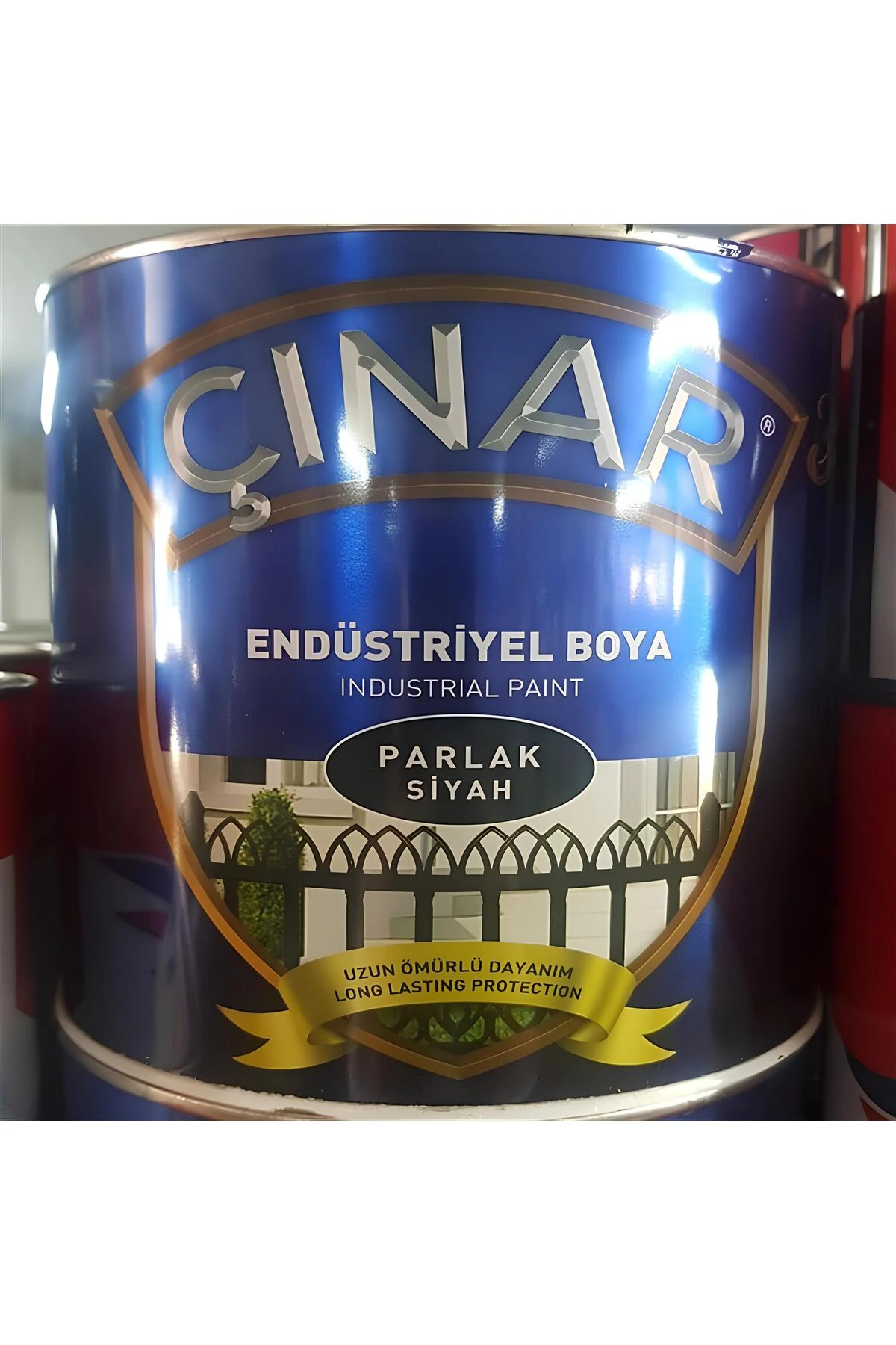 ÇINAR ENDÜSTRİYEL PARLAK SİYAH BOYA SON KAT