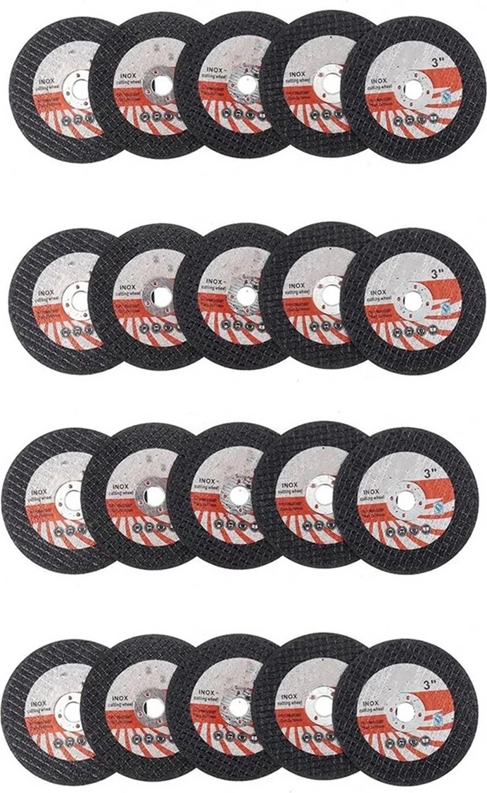Многоцелевые Наборы,20 Adet 75MM Mini Kesme Diski Dairesel Reçine Taşlama Tekerleği Için 10MM Delik Açı Öğütücü Ahşap Kiremit Kesme Diski Güç Aracı (Yurt Dışından)