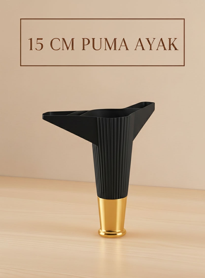 Puma 15 cm Mobilya Kanepe Tv Ünitesi Kosol Dolap Komidin Ayağı
