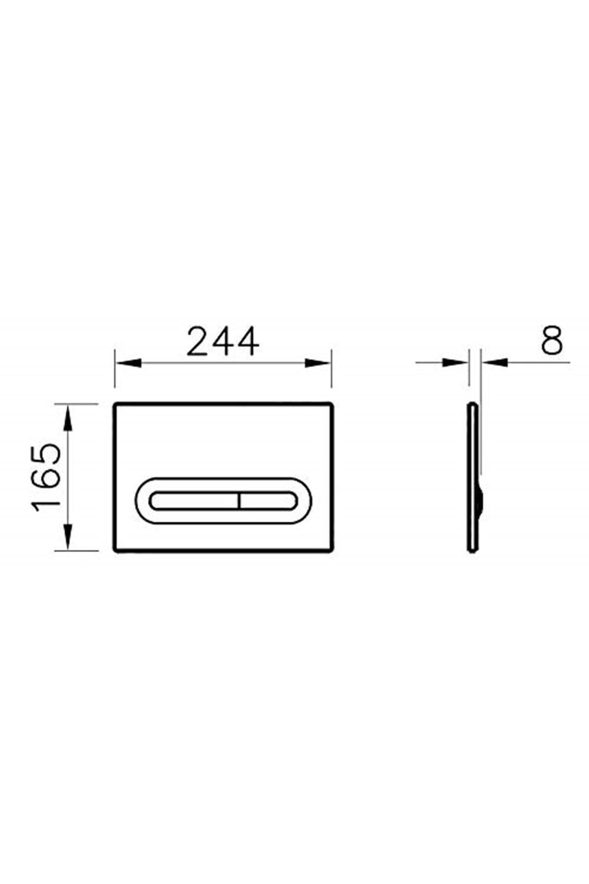 Loop T 740-0700 Kumanda Paneli, Parlak Beyaz