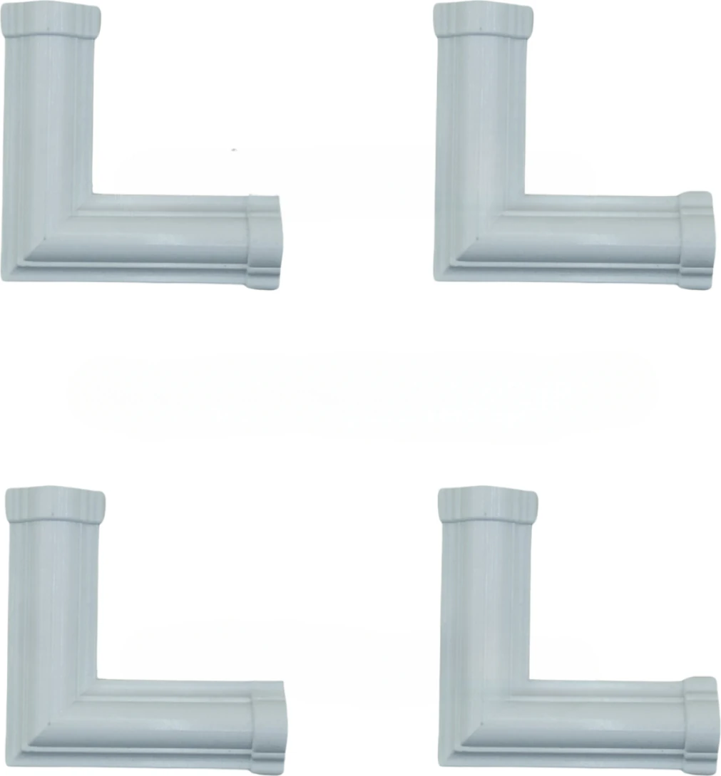 Dekoratif Polimer Boyanabilir 4 cm Duvar Çıtası Uyumlu Köşe Motifi