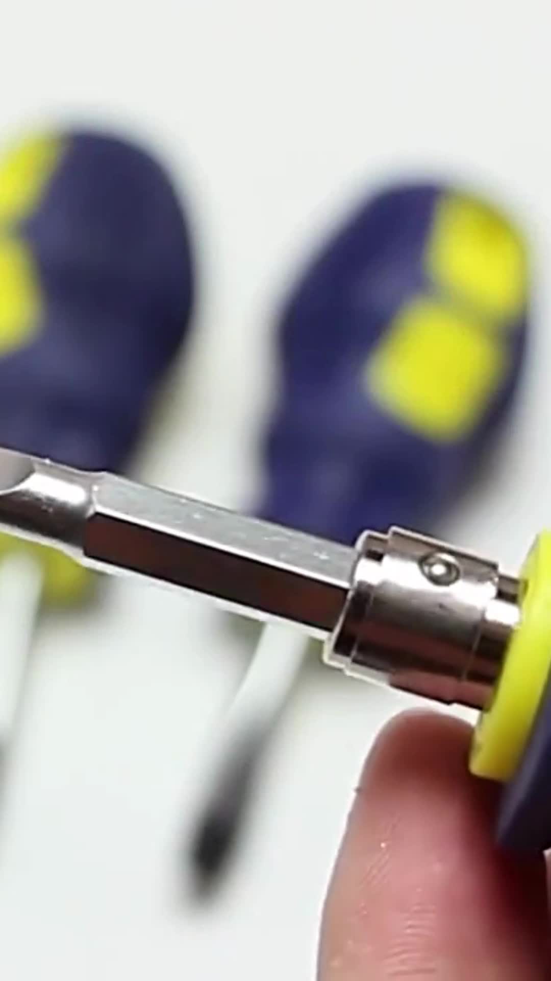 Tombul Kısa Tornavida Seti 13 Parçalı Bits Uzatma Seti 1/4 Hex Yıldız Düz