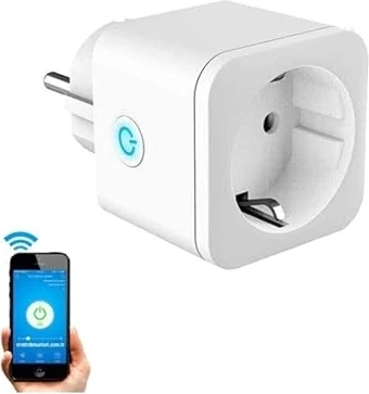 Uzaktan Telefonla Kontrol Edilebilir Wi-Fi Akıllı Priz