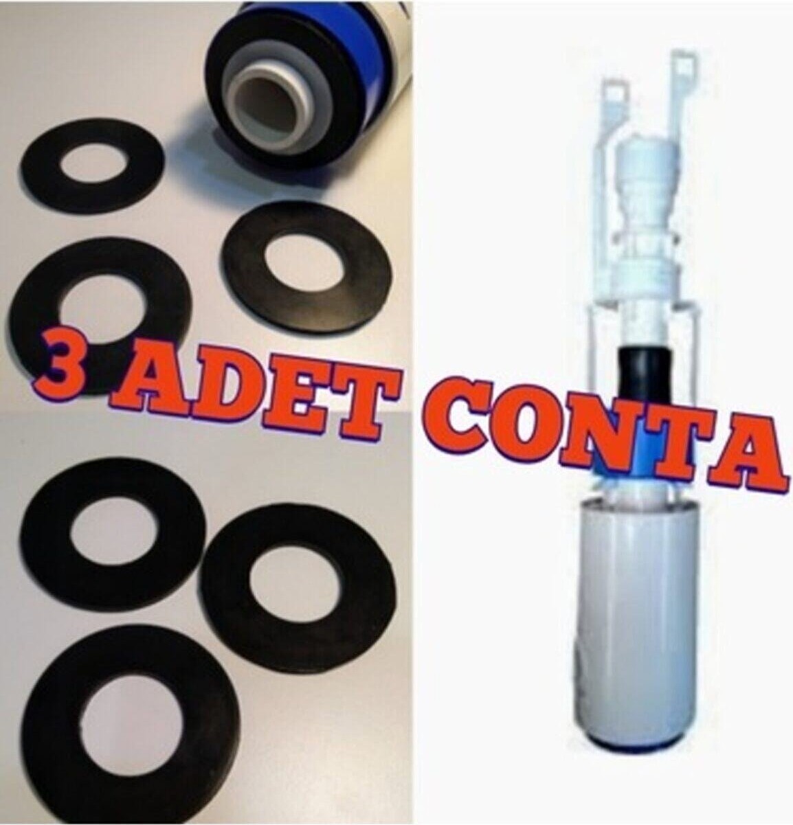 Gömme Rezervuar Iç Takımı Boşaltma Grubu Contasi Klape Contası Sadece Conta Satışıdır