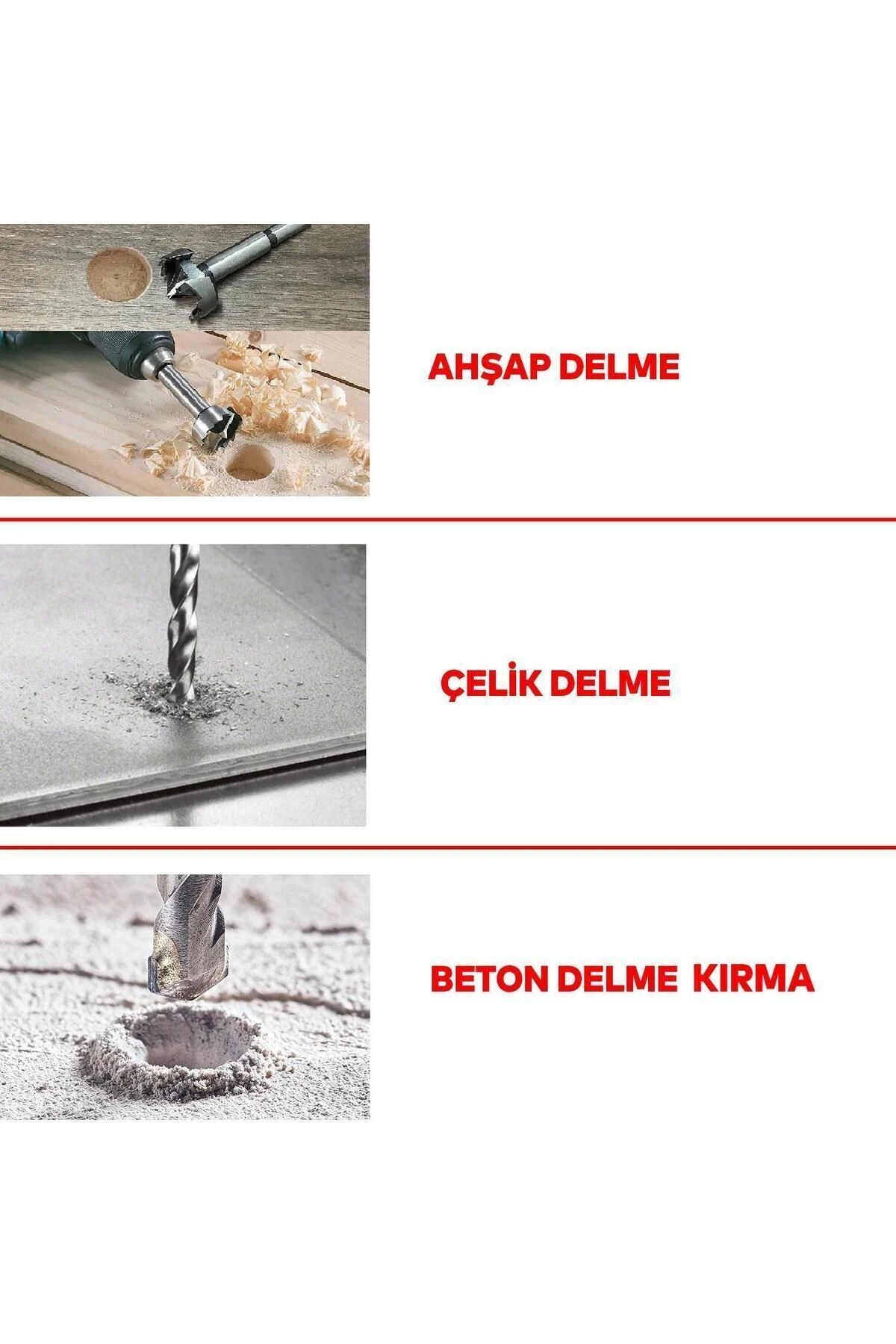 Kırıcı Delici Darbeli Matkap 1250 W  Metal Beton Elektropnömatik Delme Kırma Hilti 40 mm