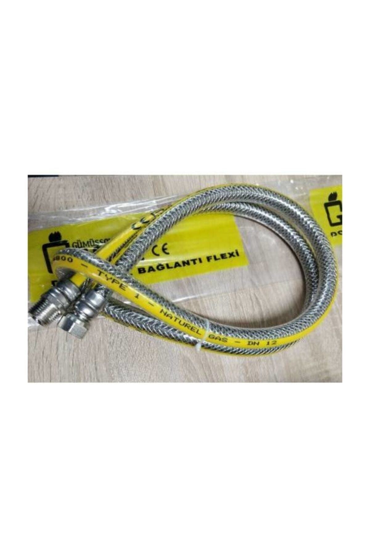 Doğalgaz Flex Bağlantı Hortumu Gaz Flexi Soba Fırın Ocak 100 Cm