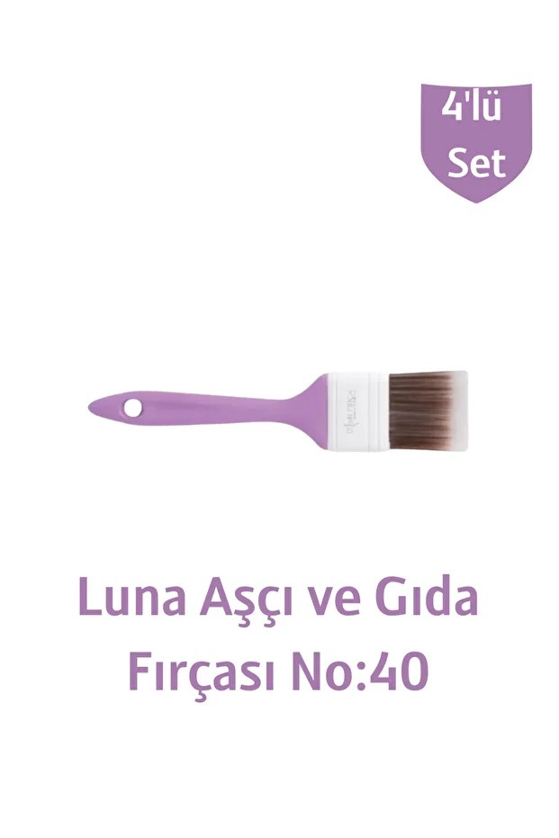 Aşçı Ve Gıda Fırçası Luna No 40 4'lü