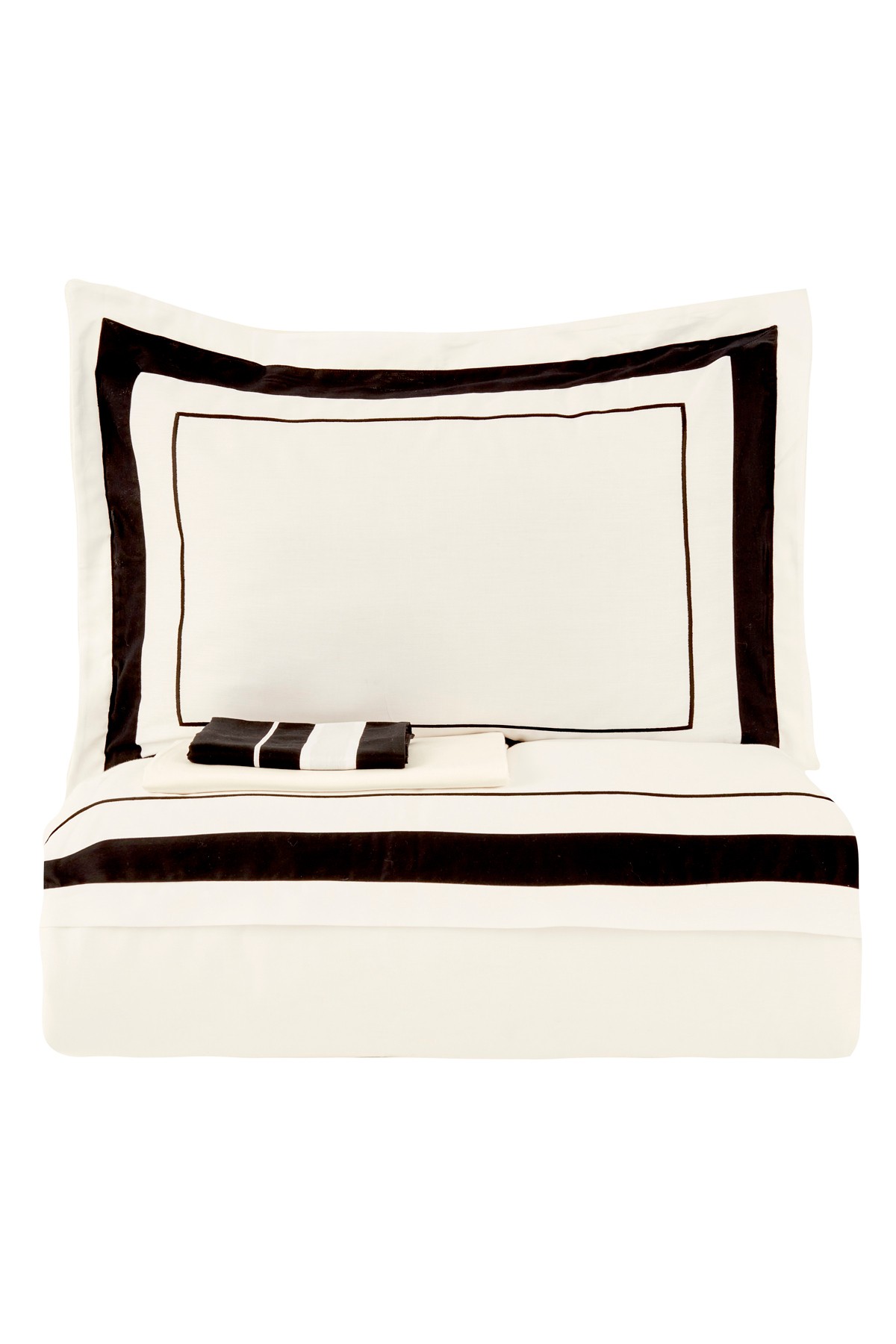 White Coll Charlotte Çift Kişilik Saten Nevresim Takımı Beyaz