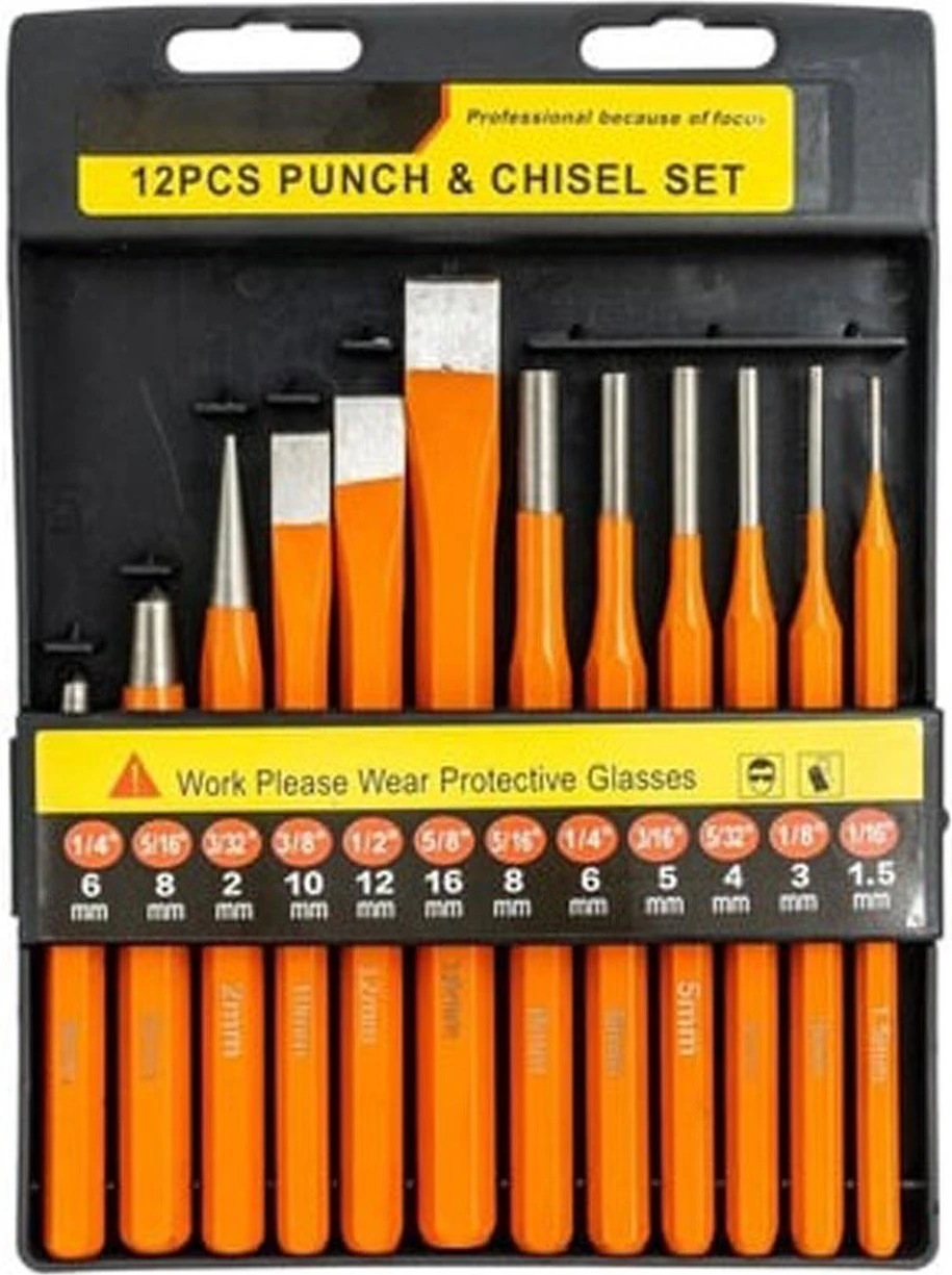 Pim Zımba ve Keski Seti 12 Parça