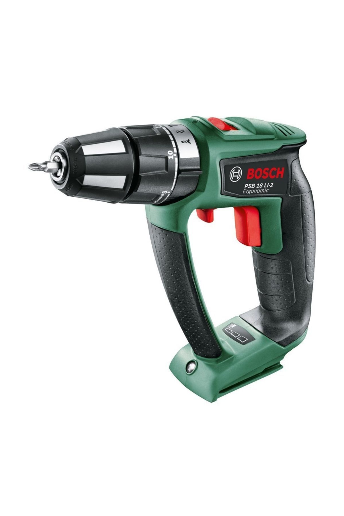 BOSCH Professional Psb 18 Li-2 Ergo Akülü Darbeli Delme/Vidalama Makinesi, Yeşil, Akü ve Şarj Cihaz