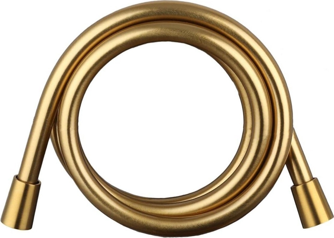 Pvc Gold Duş Hortumu 150 cm Pirinç Somon Altın KDH103-G