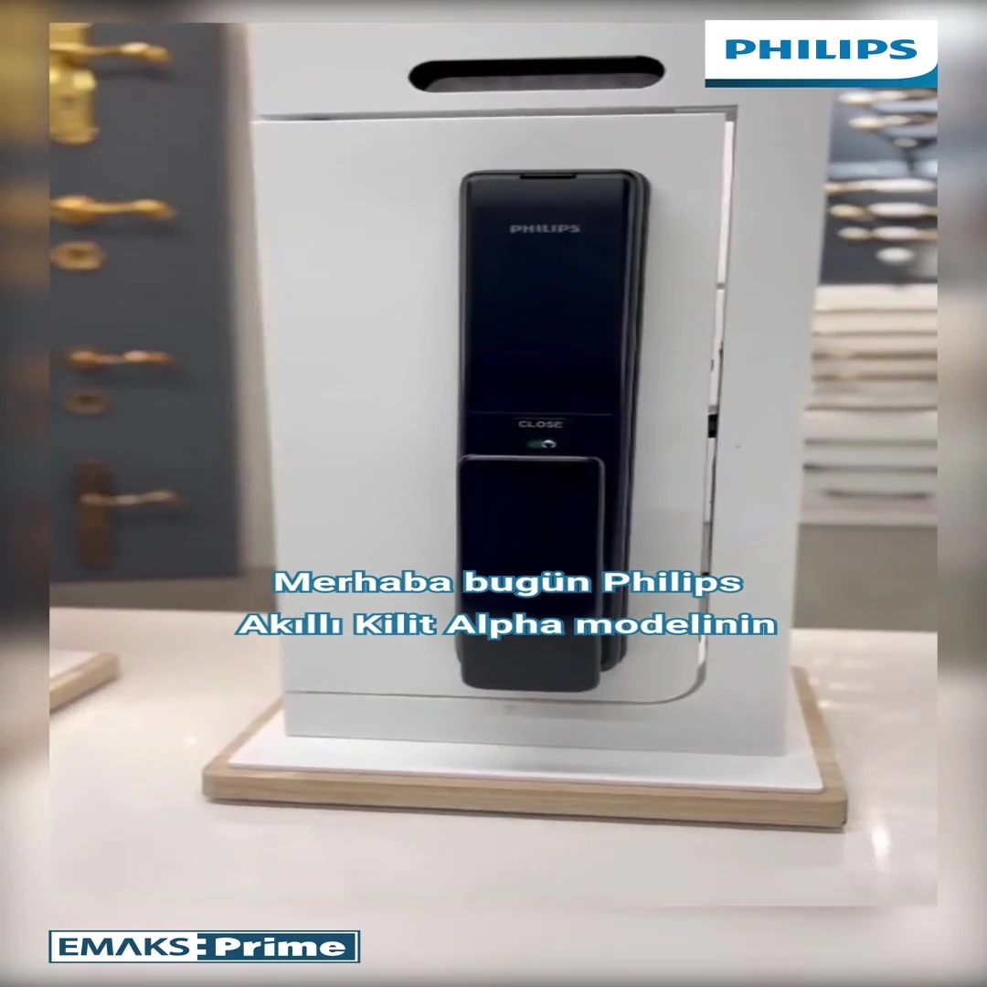 Akıllı Kapı Kilidi Alpha-5hb , Parmak Izi, Anahtarlı, Kartlı