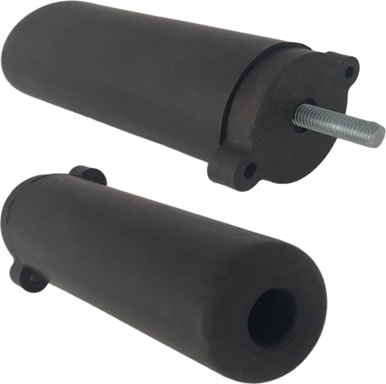 4 Adet Ayarlı Destek Ayağı 9.5 x 14.5 cm Siyah Gizli Ayak M8 Civatalı Incediş Mobilya Kanepe Baza Koltuk