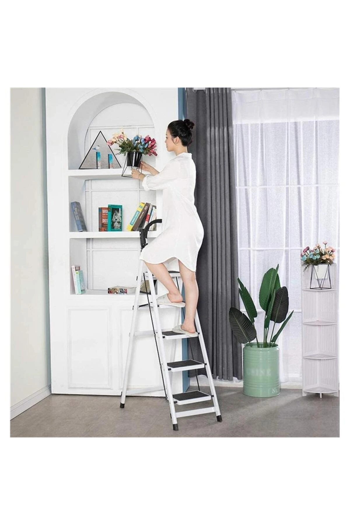 ASVERA 3 Basamaklı MR116 Ev Ofis Tipi Oturaklı Merdiven