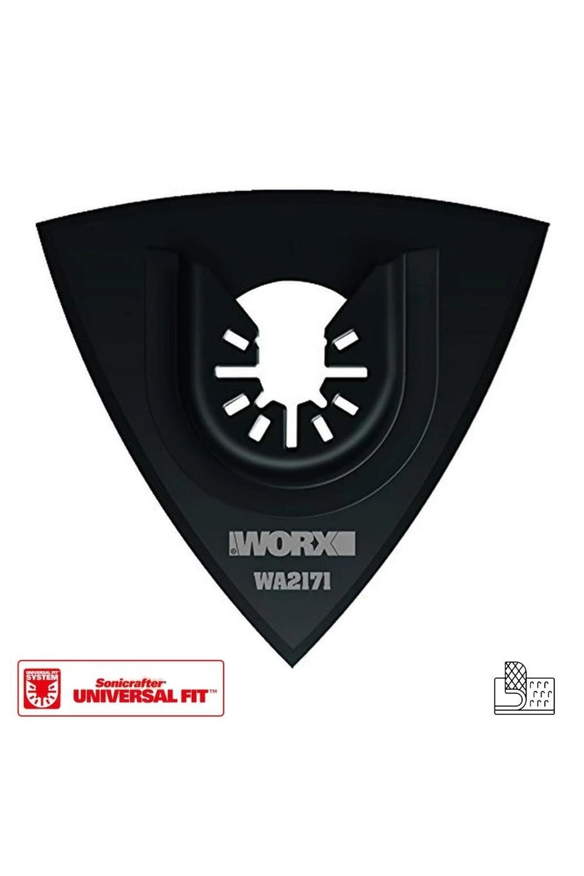 WA2171 Çok Amaçlı Raspalama Makinası İçin 75x75mm Universal Cırtlı Zımpara Tabanı