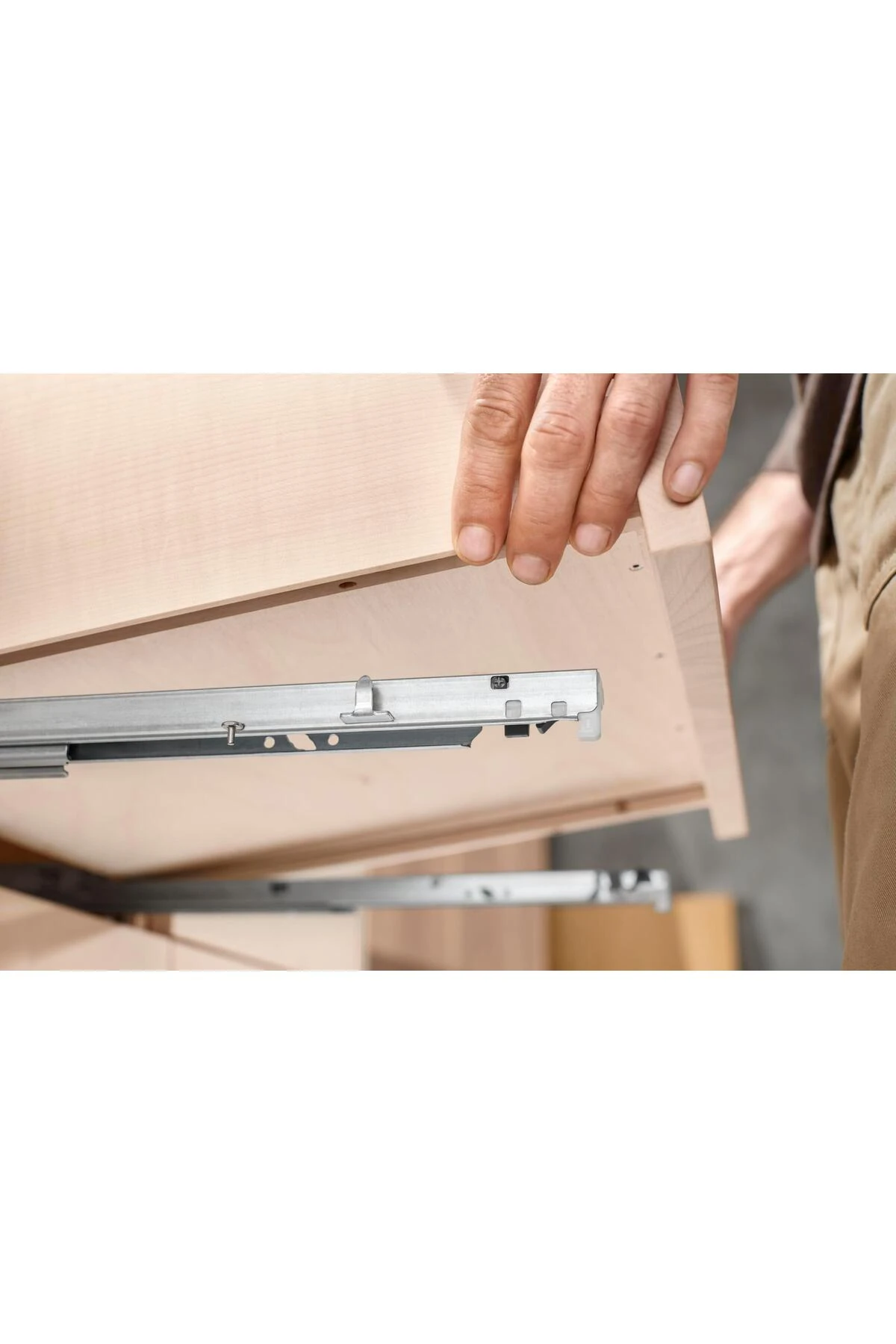 550f4500t  Tek Açılım Tipon Basaç Ray 45 Cm