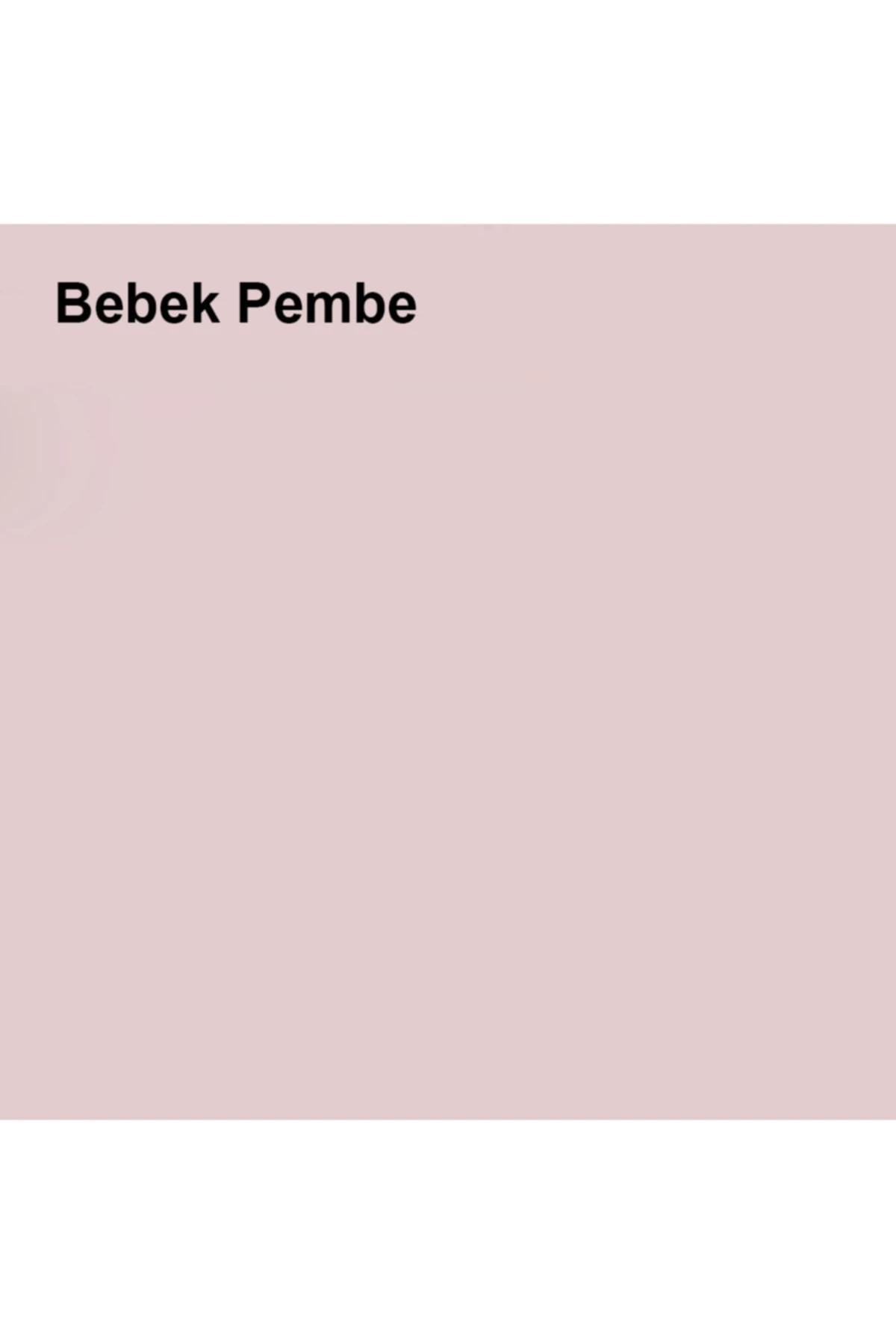 Plastik Mat Silinebilir Iç Cephe Boyası Bebek Pembe 2,5 Lt (3,5 Kg)