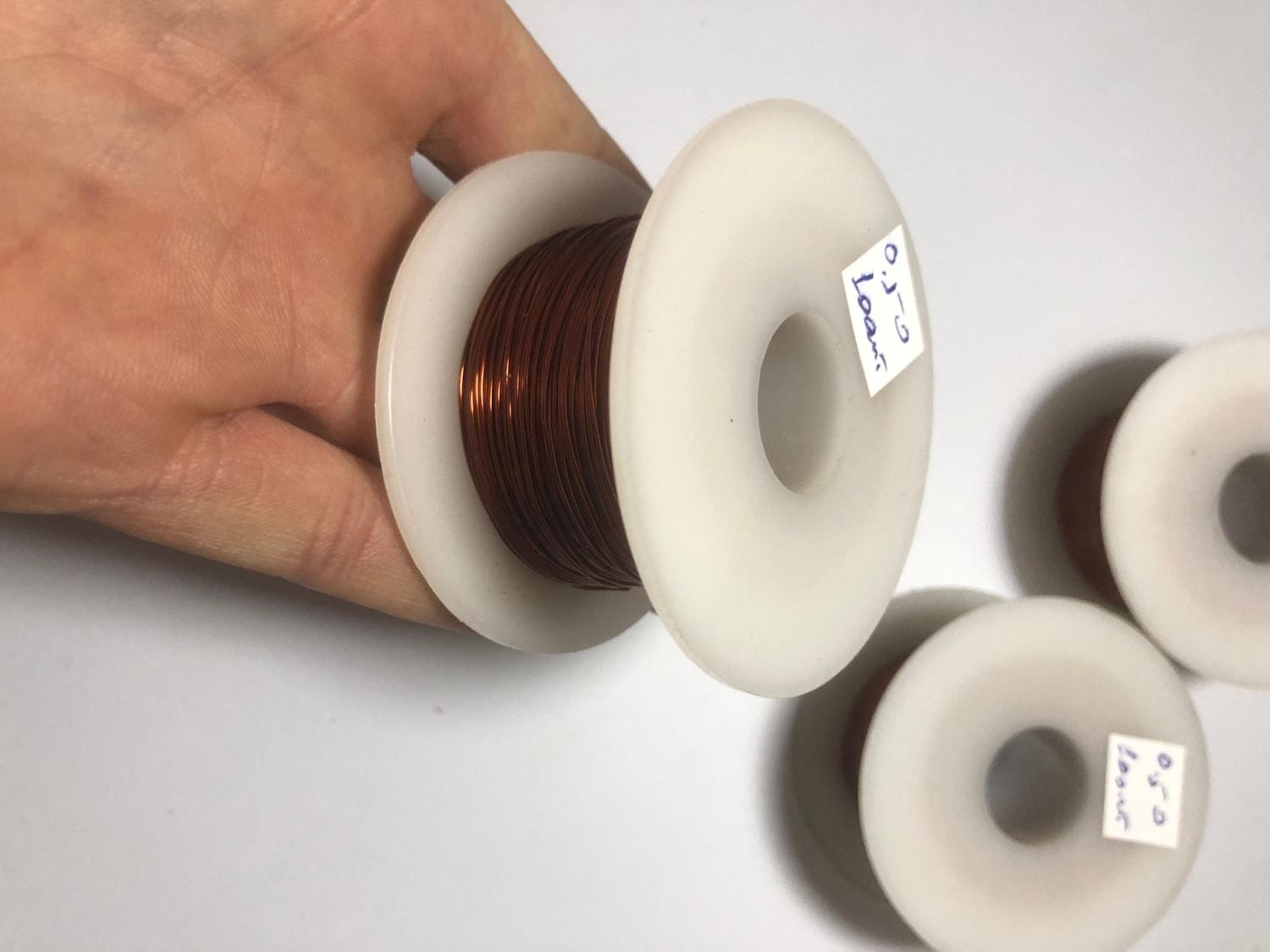 Cvfgrup Emaye Kaplı Bobin Teli 0,50 mm Kalınlık 100 Metre Uzunluk