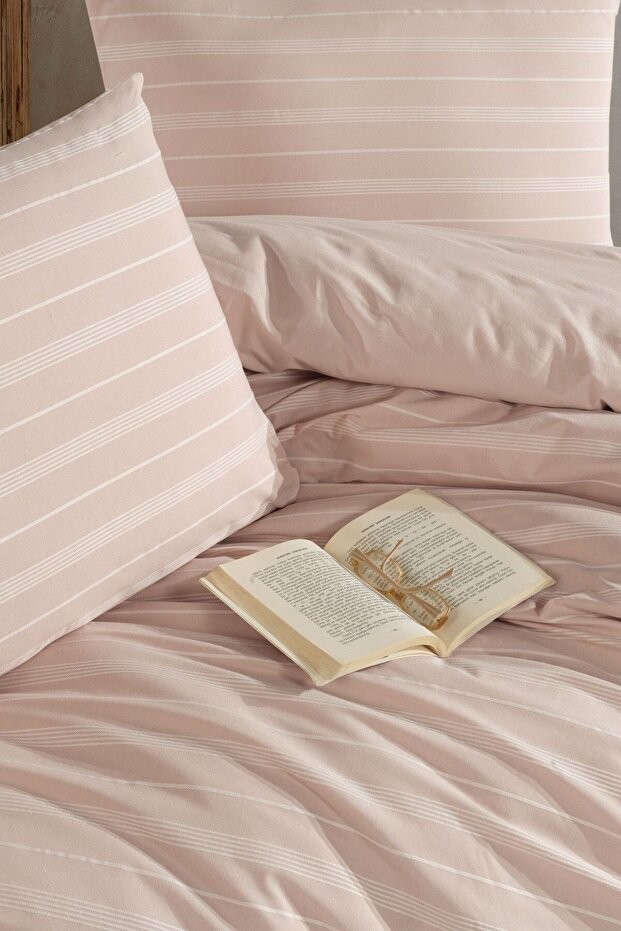 Stripe Saten (KİNG SİZE) Nevresim Takım